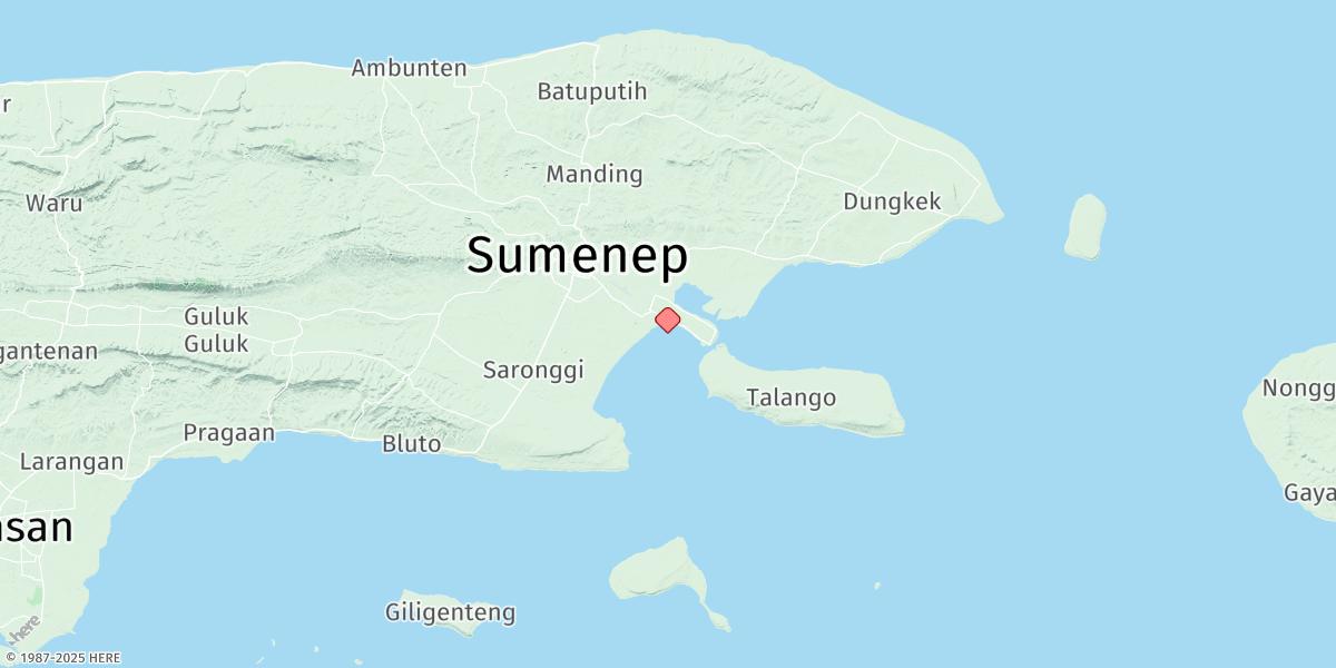 Map of Kalianget