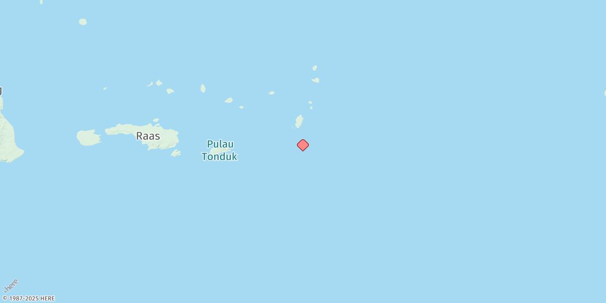 Map of Pulau Goagoa