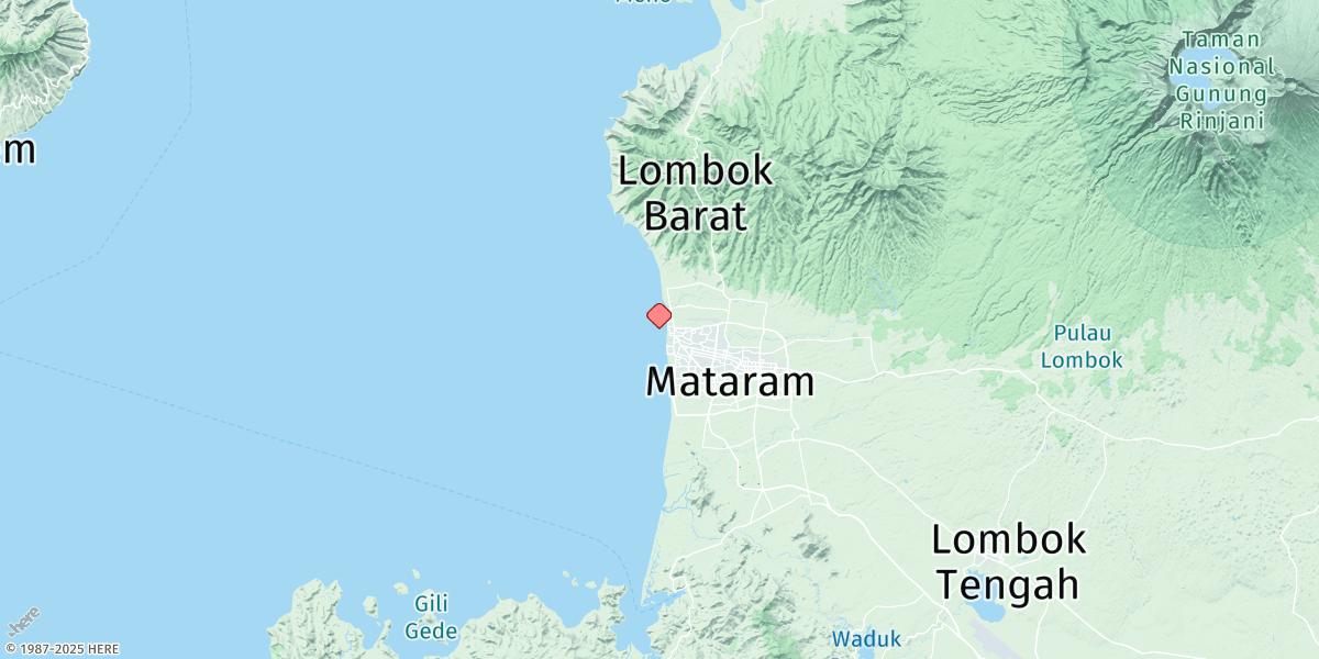Map of Ampenan