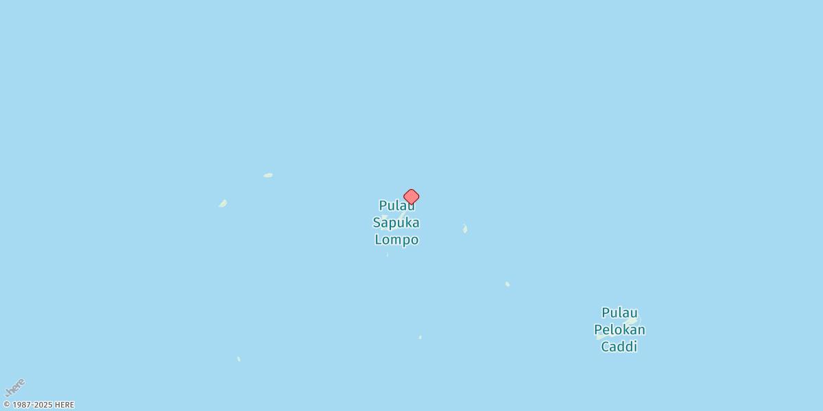 Map of Pulau Sapuka Besar