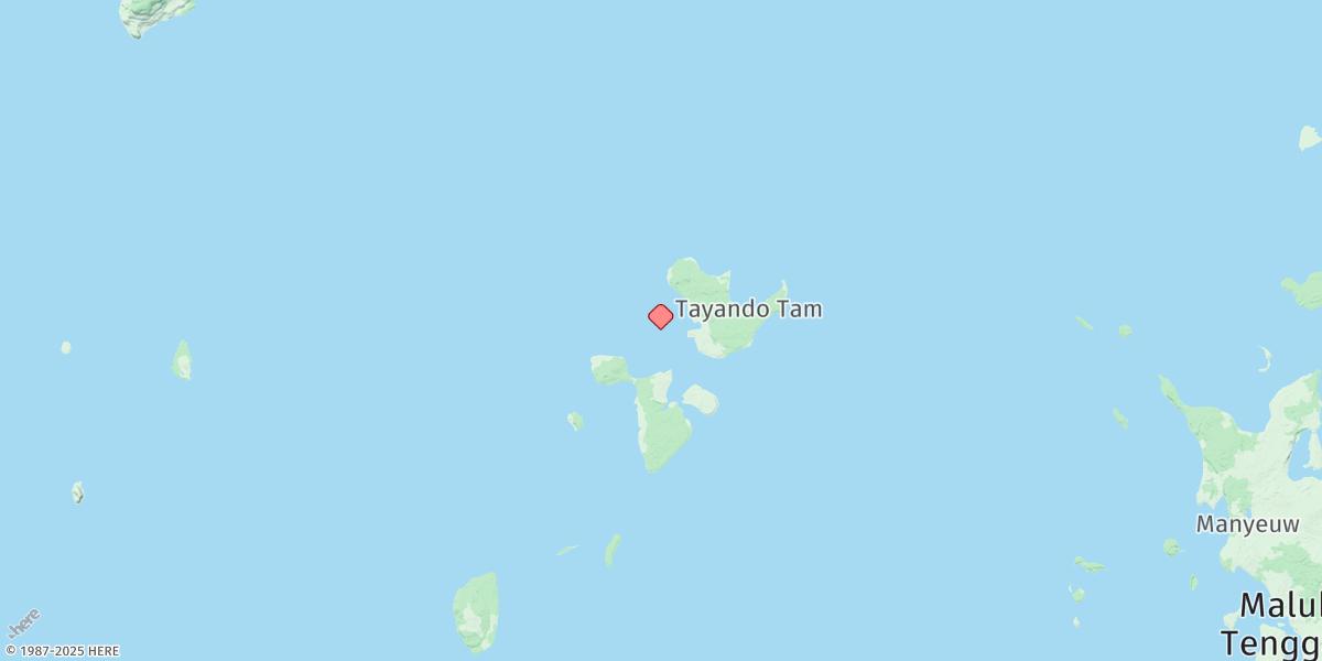 Map of Pulau Tayandu