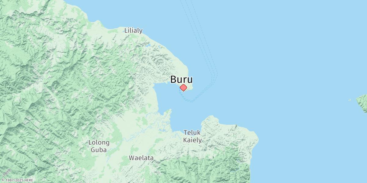 Map of Teluk Kayeli