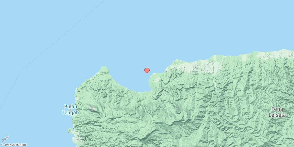 Map of Teluk Bara