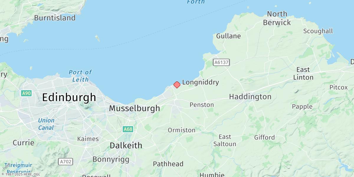 Map of Cockenzie