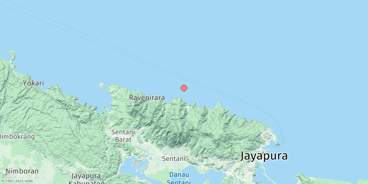 Map of Jayapura