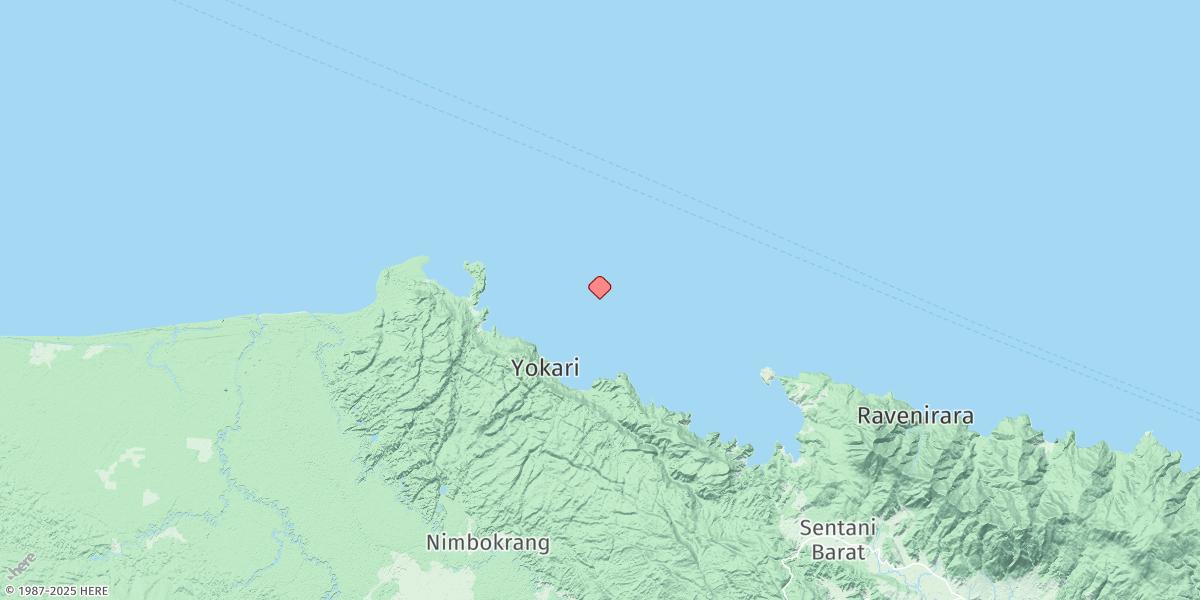 Map of Demta Baai