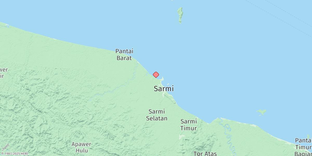 Map of Sarmi