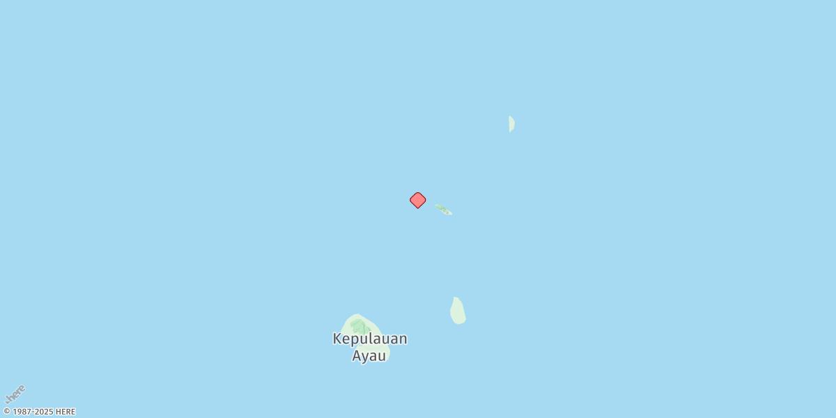Map of Pulau-pulau Ayu