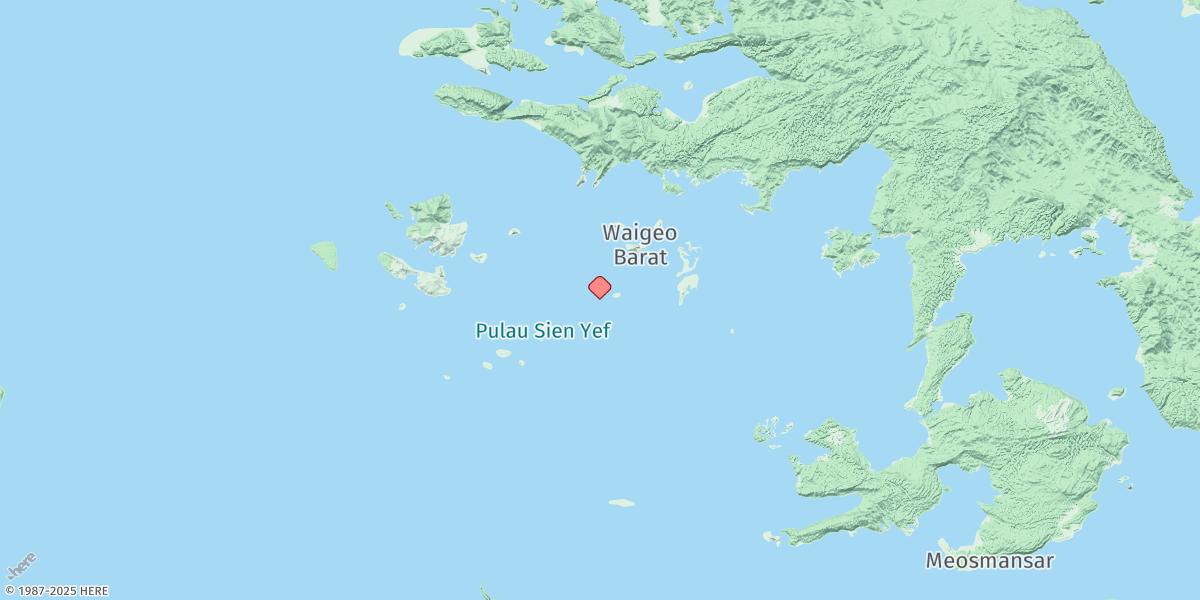 Map of Mutus Island