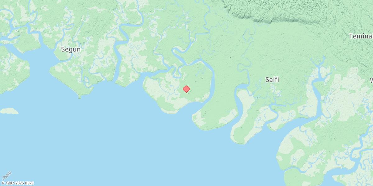 Map of Sungai Karabra