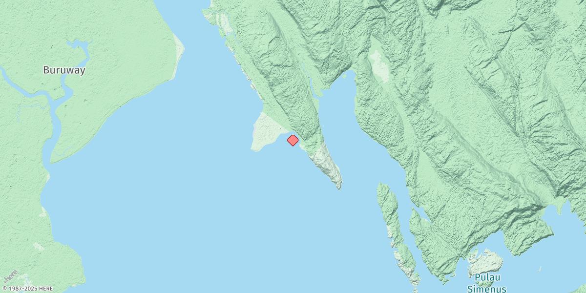 Map of Teluk Kaimana