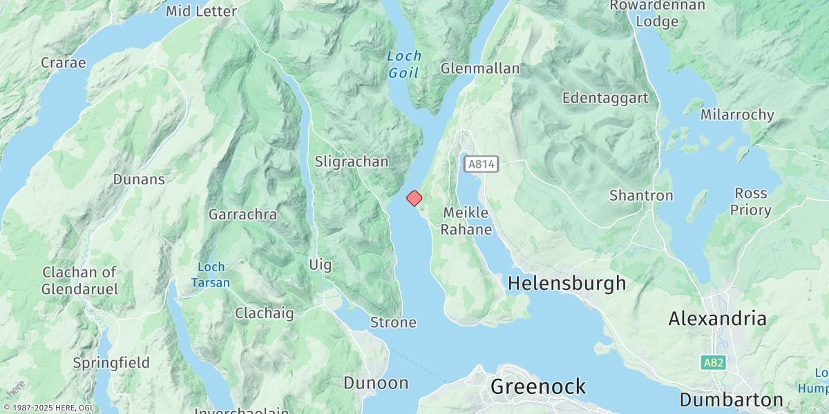 Map of Coulport