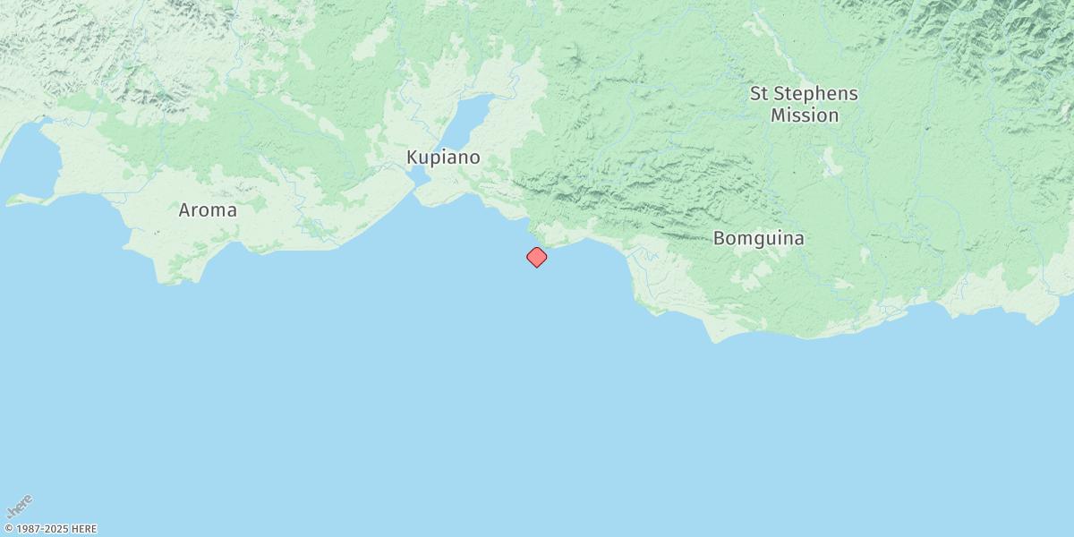 Map of Kaligola Point