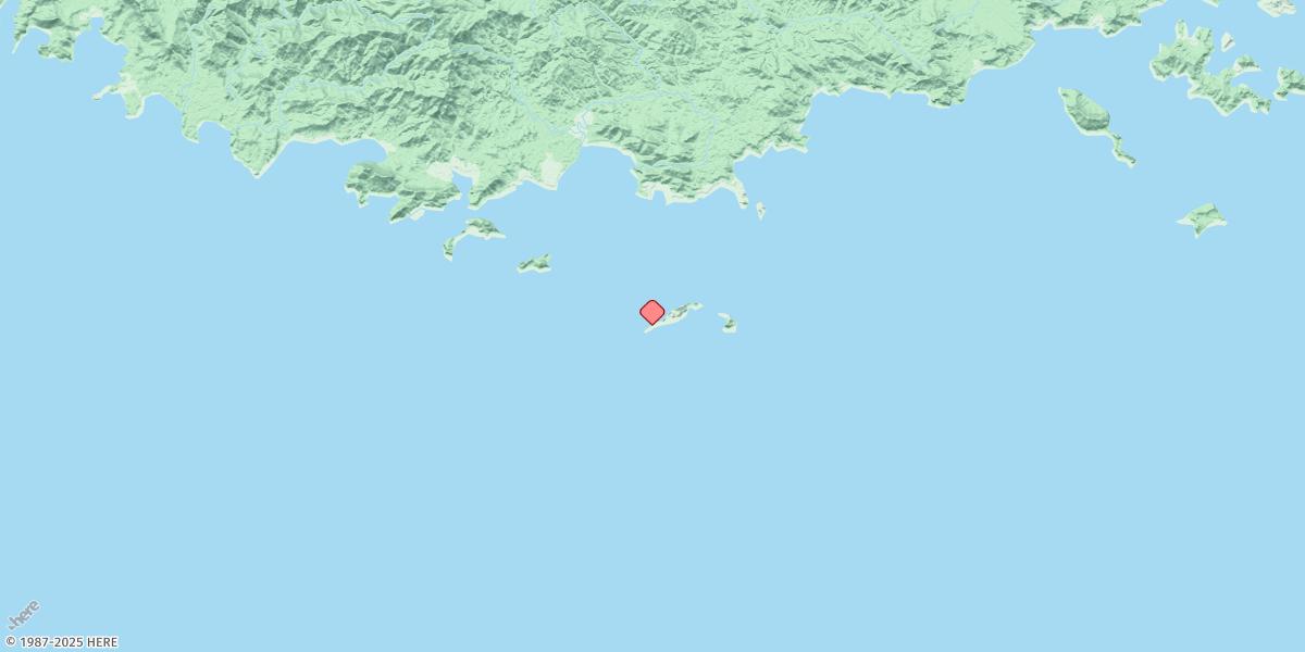 Map of Bonarua (Brumer) Island
