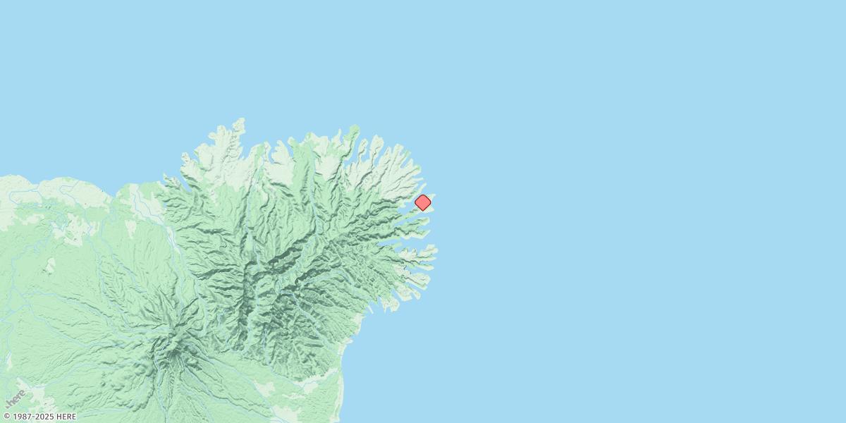 Map of Tufi Harbour