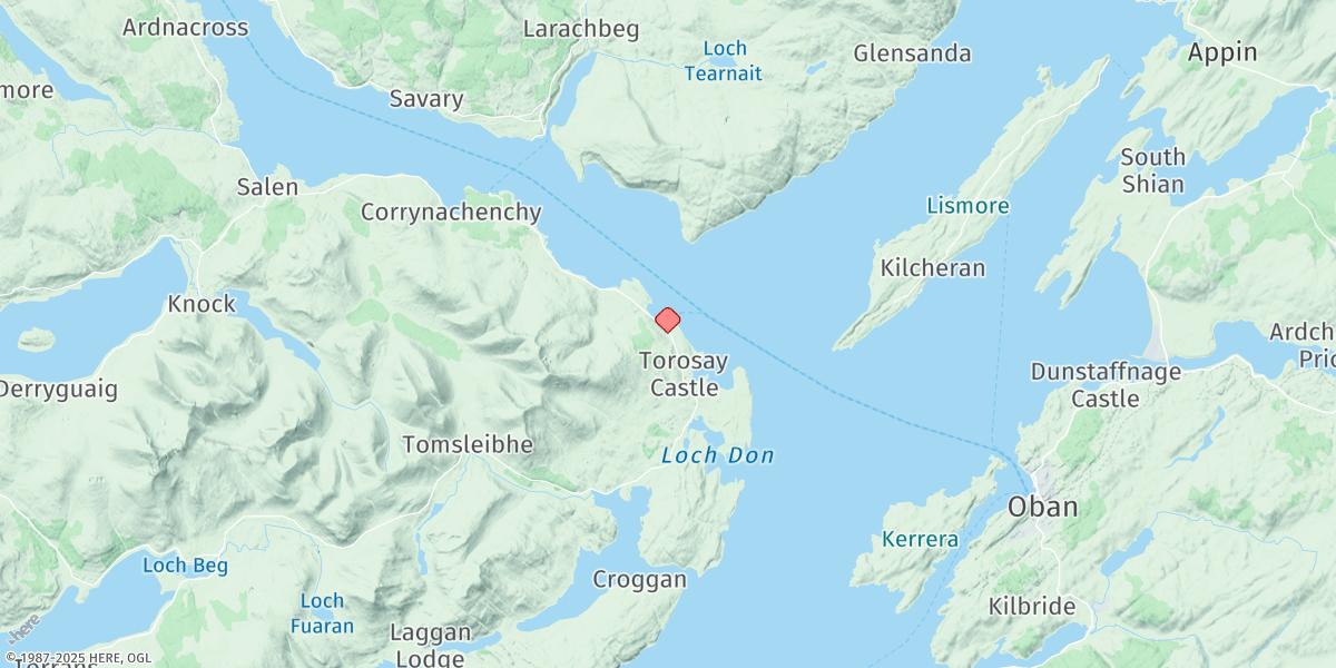 Map of Craignure
