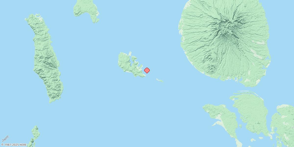 Map of Gizo Harbour