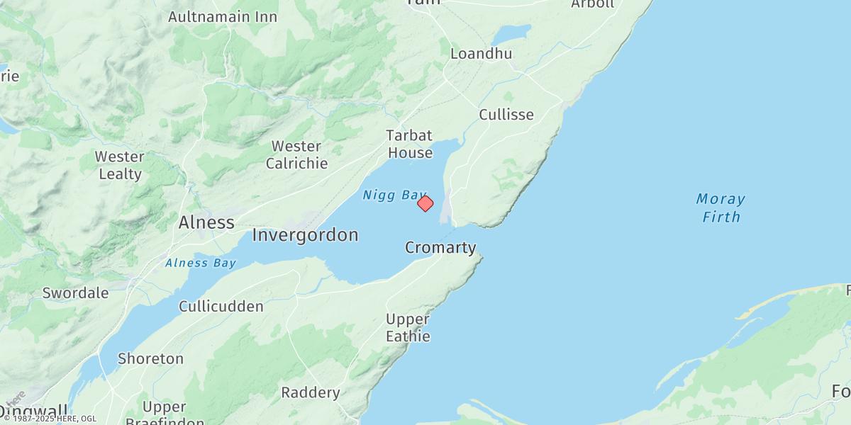 Map of Cromarty