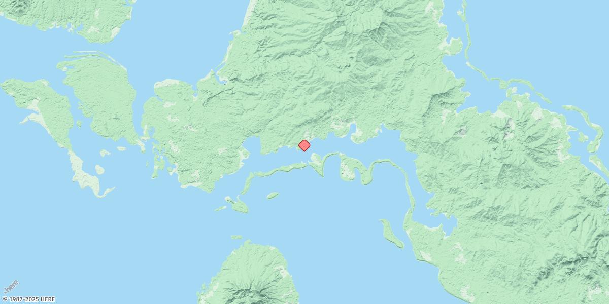 Map of Roviana Lagoon (Mbaraulu)