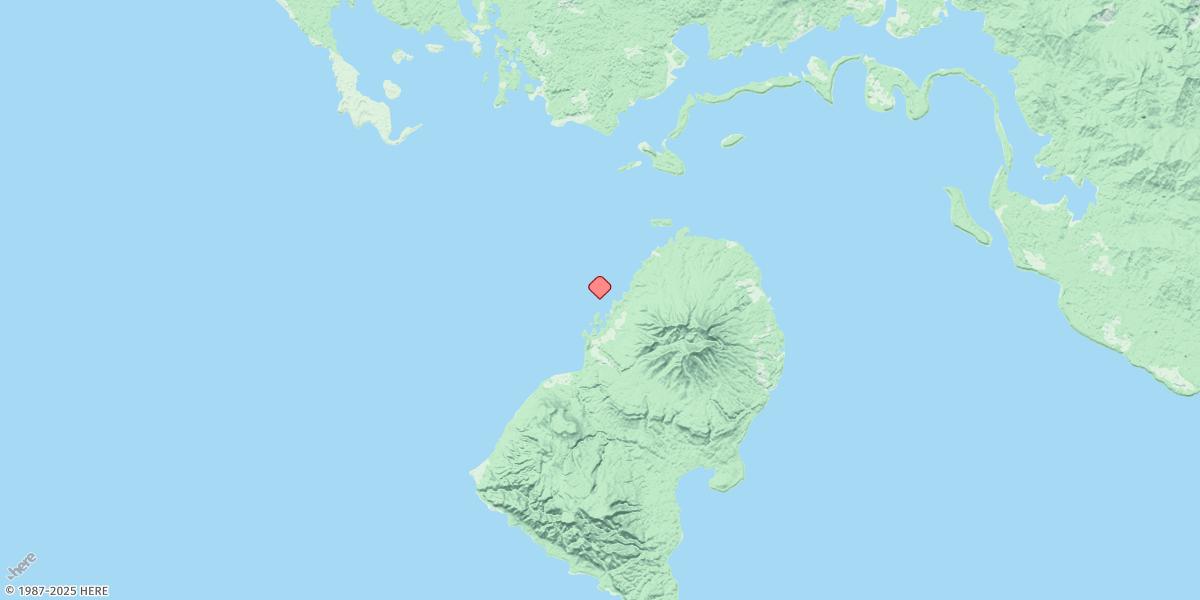 Map of Rendova Island