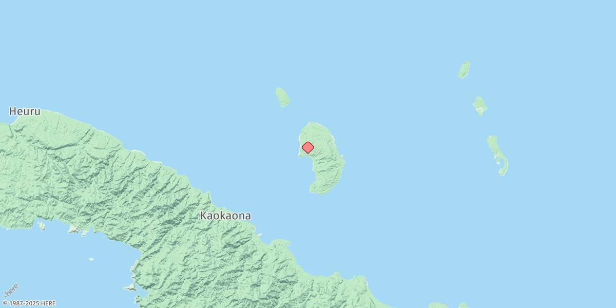 Map of Uki Ni Masi Island