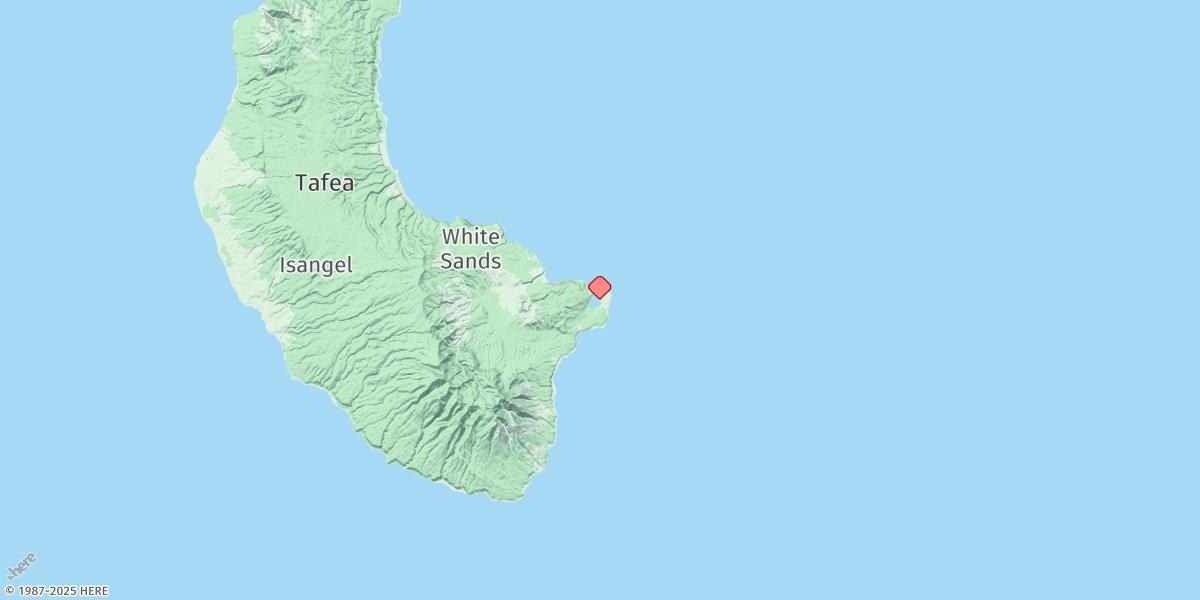 Map of Port Resolution, Tanna