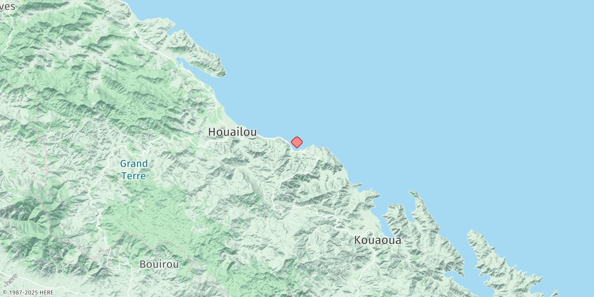 Map of Baie De Poro