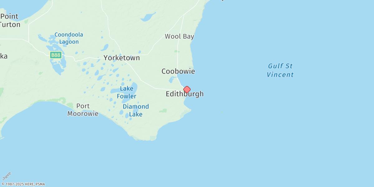 Map of Edithburgh