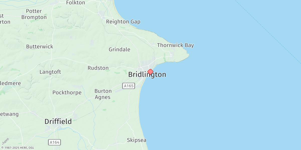 Map of Bridlington