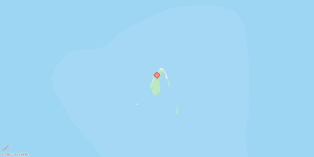 Map of Aitutaki