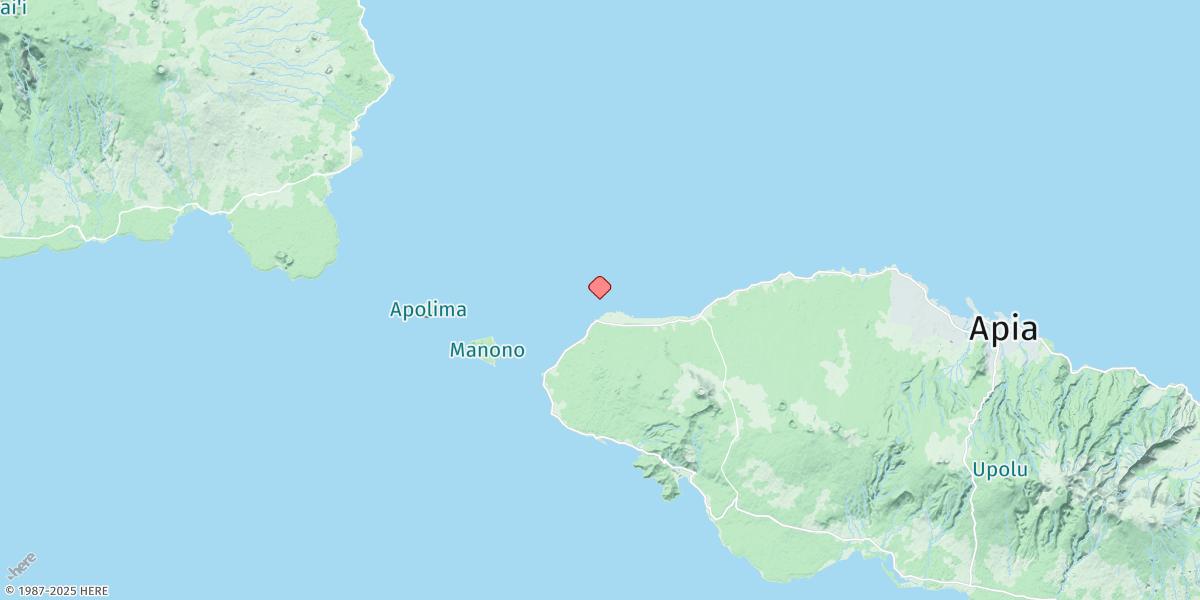 Map of Mulifanua
