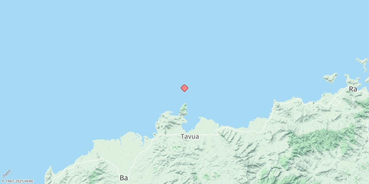 Map of Manava Cay