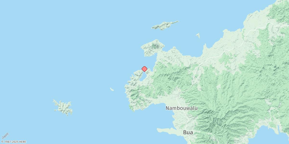 Map of Koroinasolo Inlet