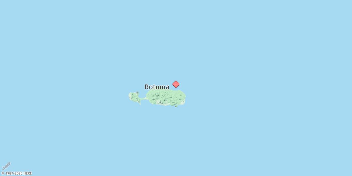 Map of Rotuma Island