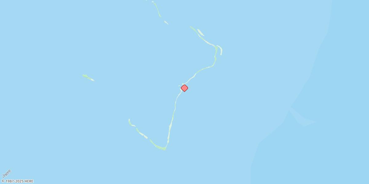 Map of South East Pass, Jaluit Atoll