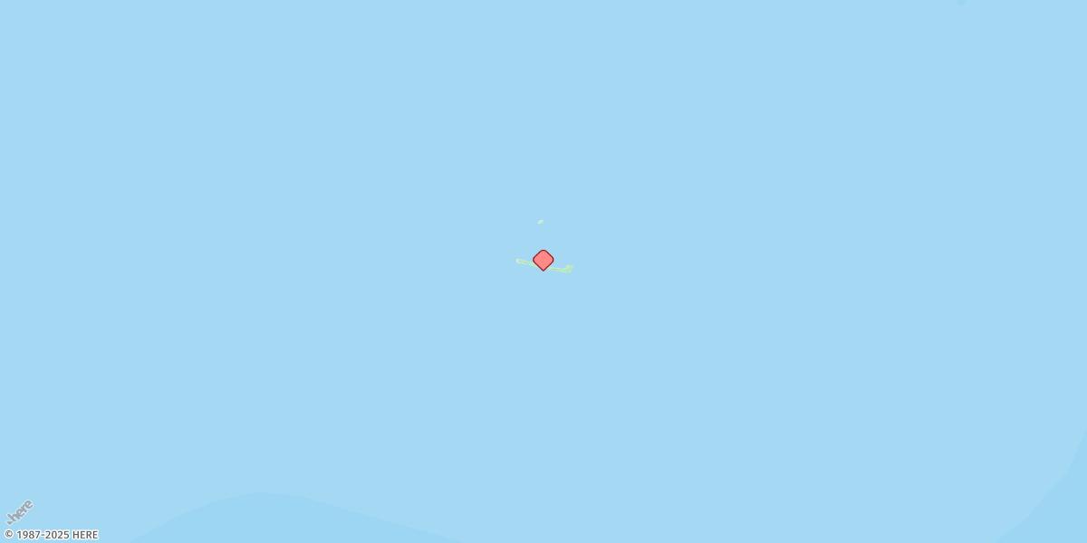 Map of Ujelang Atoll