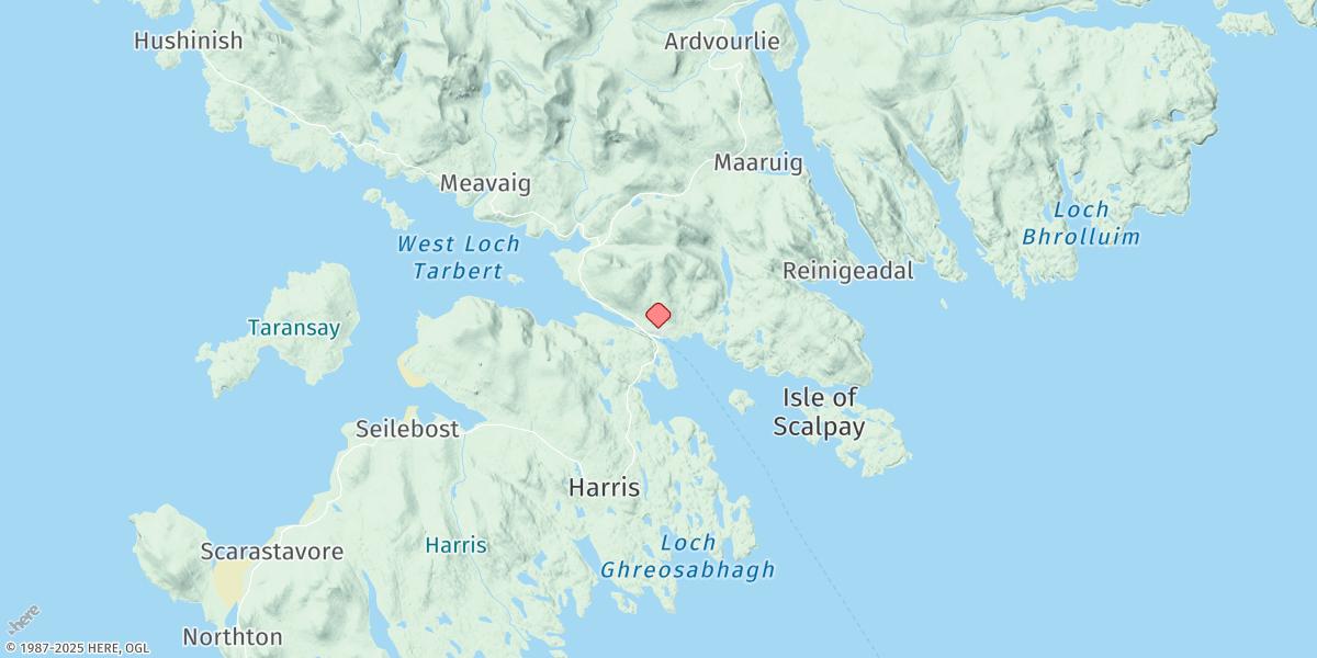 Map of E. Loch Tarbert