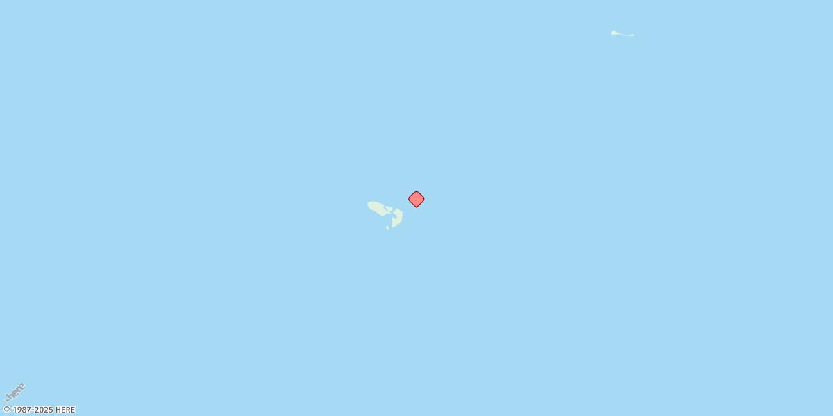 Map of Puluwat Island