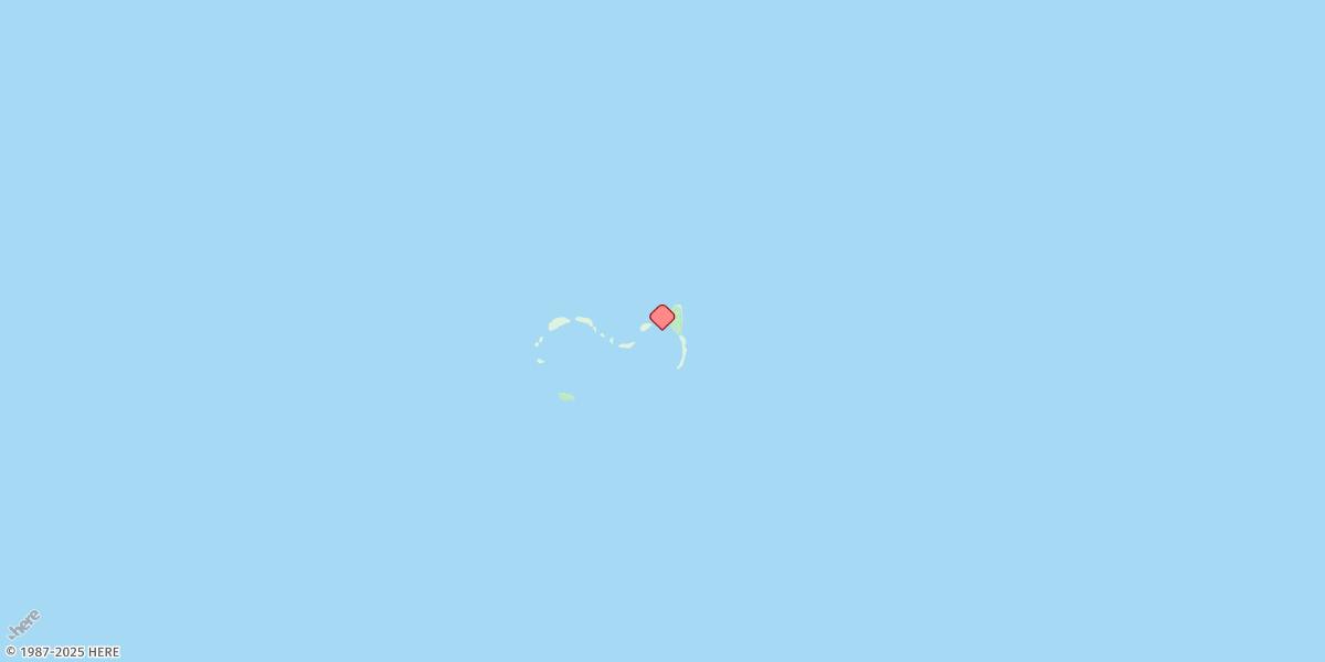 Map of Woleai Island