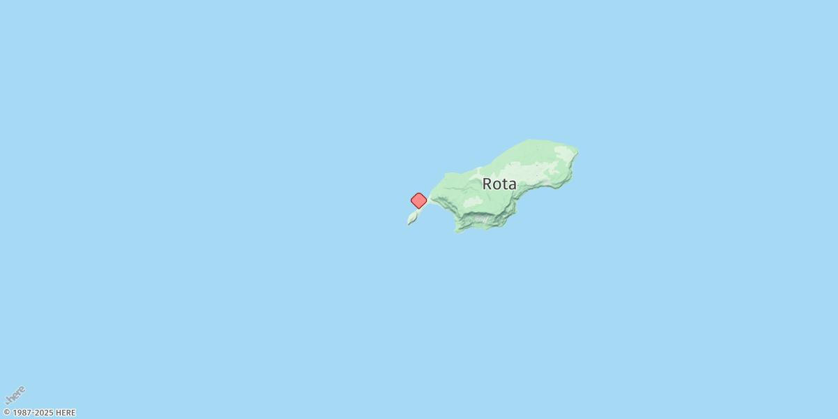 Map of Rota Island