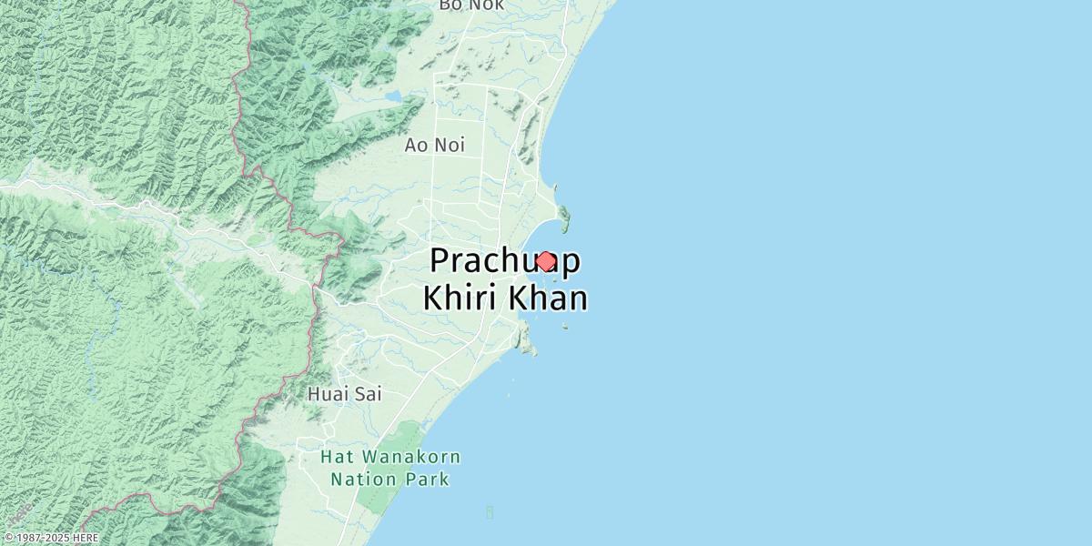 Map of Ko Lak (Prachuap Khiri Khan)