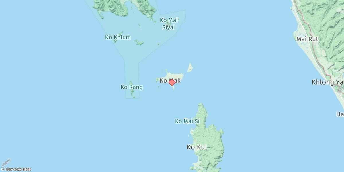 Map of Ko Mak