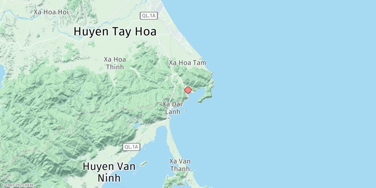Map of Vung Ro
