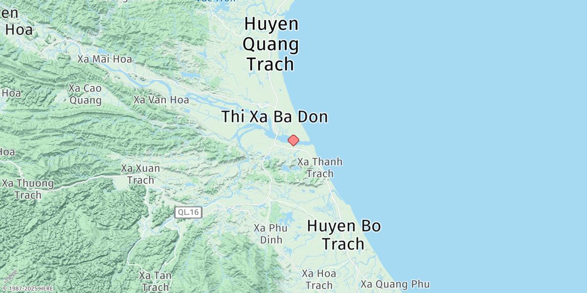 Map of Quang Khe