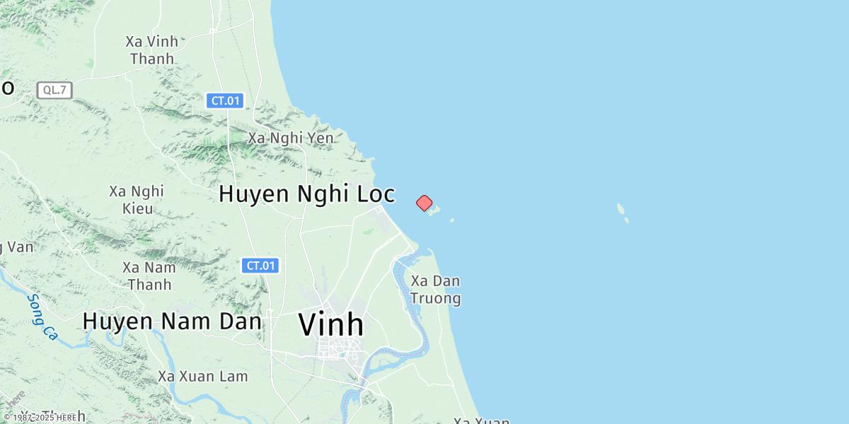 Map of Hon Nieu