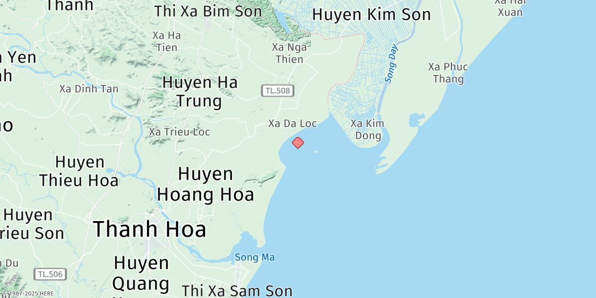 Map of Hon Ne