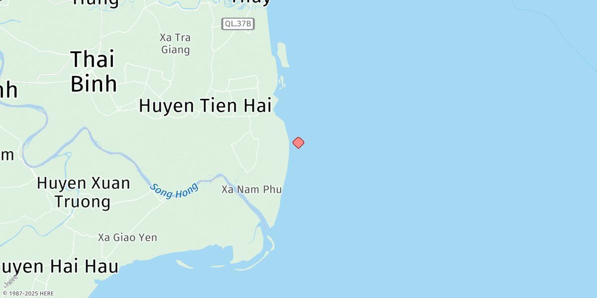 Map of Cua Ba Lat