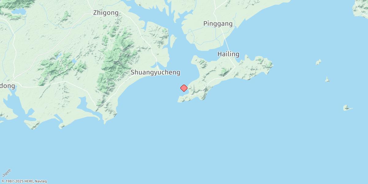 Map of Hailingshan Dao