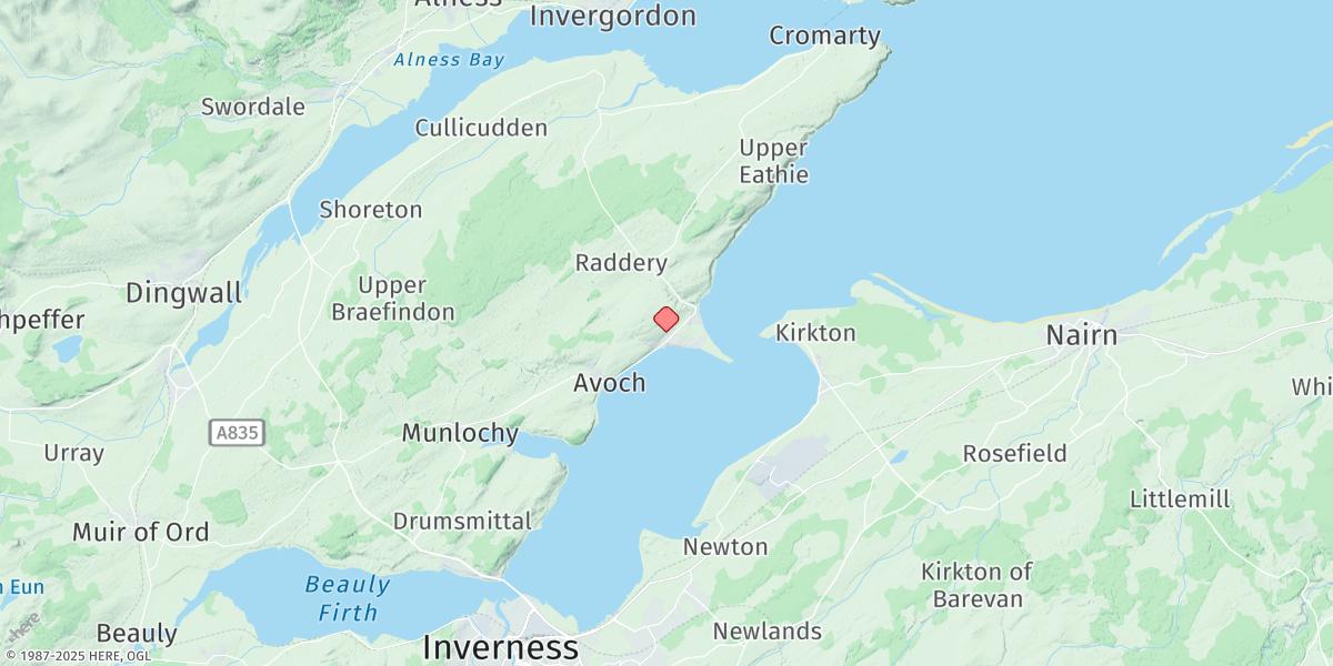 Map of Fortrose