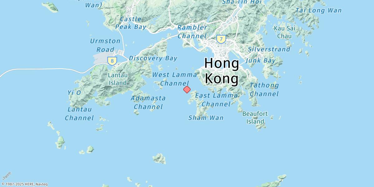 Map of Yung Shue Wan